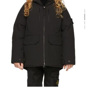 Stone Island Kids Black Puffer Jacket